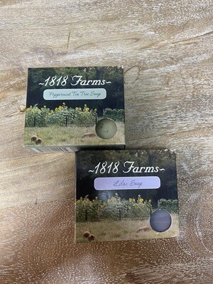 1818 Farms Hand Crafted Soap.