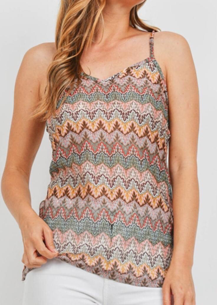 Multi Color Layering Tank.