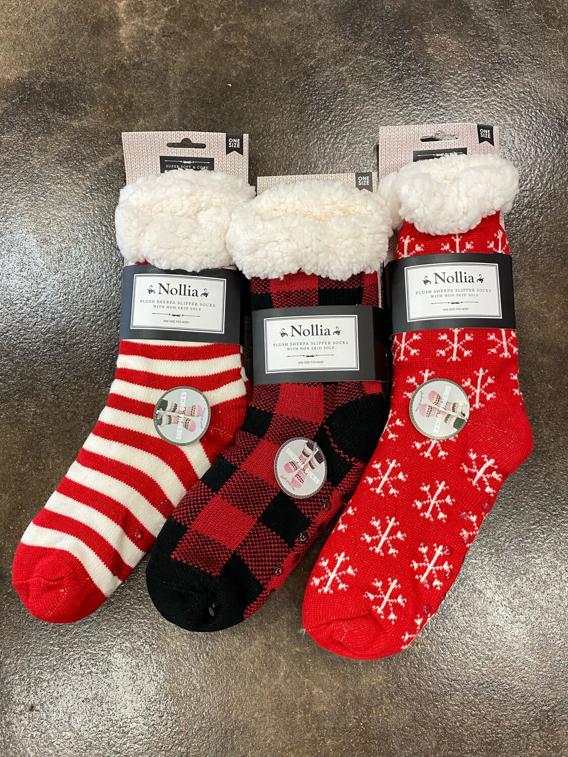 Sherpa Christmas Socks!