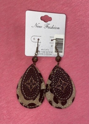 Leopard Designer Printed Earrings
