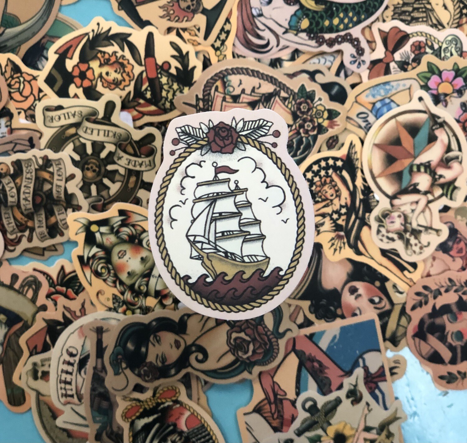 Miscellaneous Sailor Stickers.