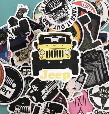 Miscellaneous Jeep Stickers.