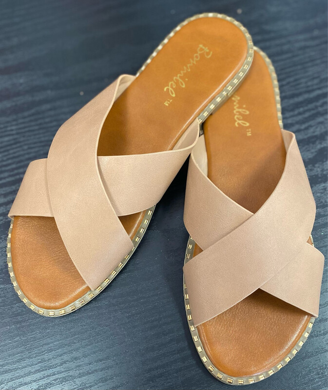 Golden Days Beige Sandals.*