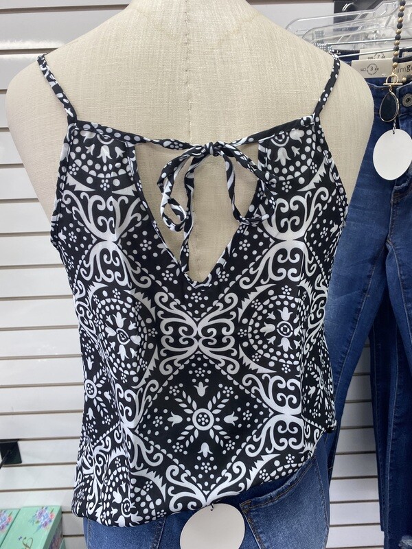 Black Bandana Tank