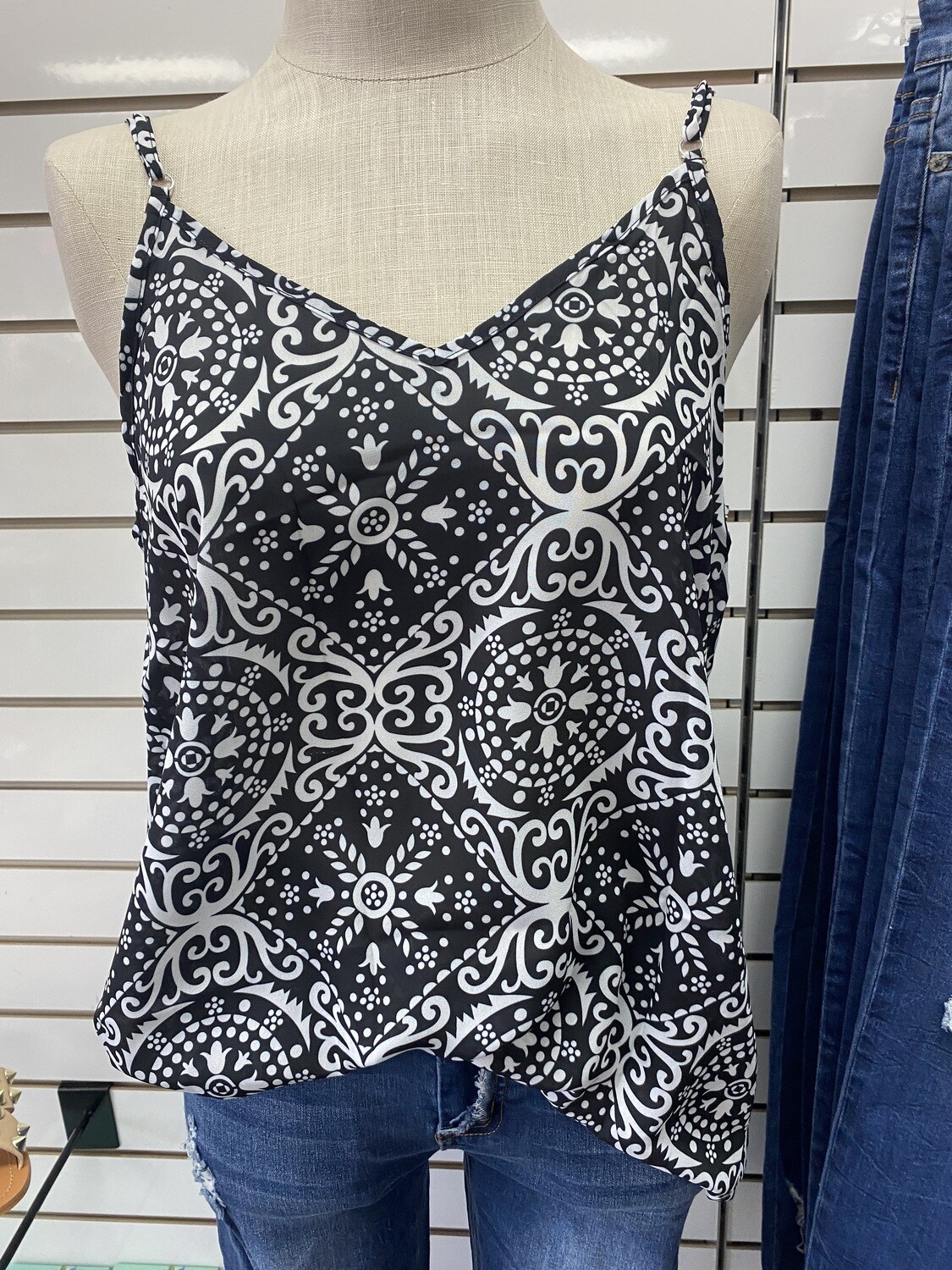 Black Bandana Tank