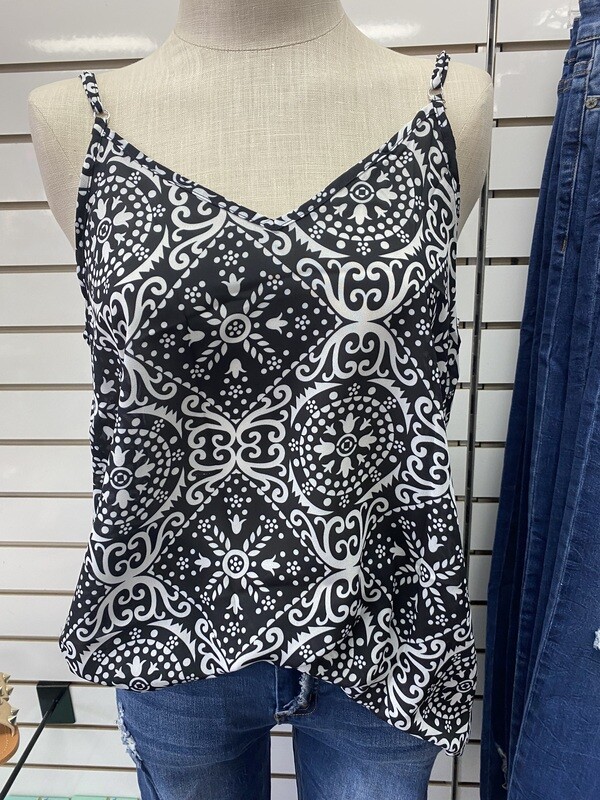 Black Bandana Tank