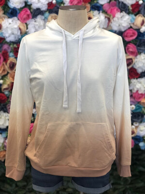 Peach Ombre Hoodie