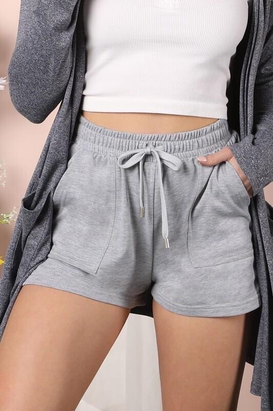 French Terry Pocket Lounge Shorts
