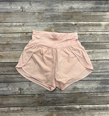 Pink Lined Back Pocket Shorts