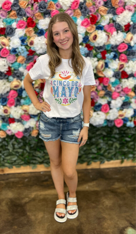 White Cinco De Mayo Tee