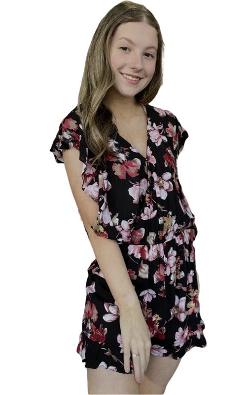 Pixie Floral Romper.