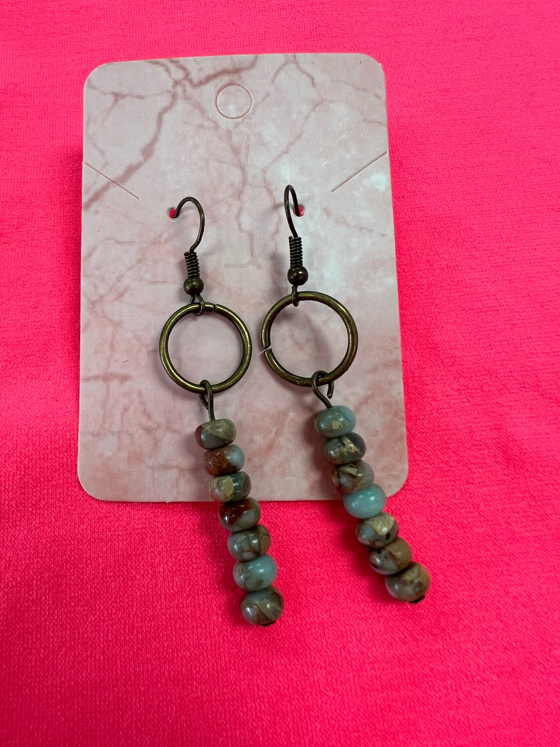 Turquoise Drop Earrings.