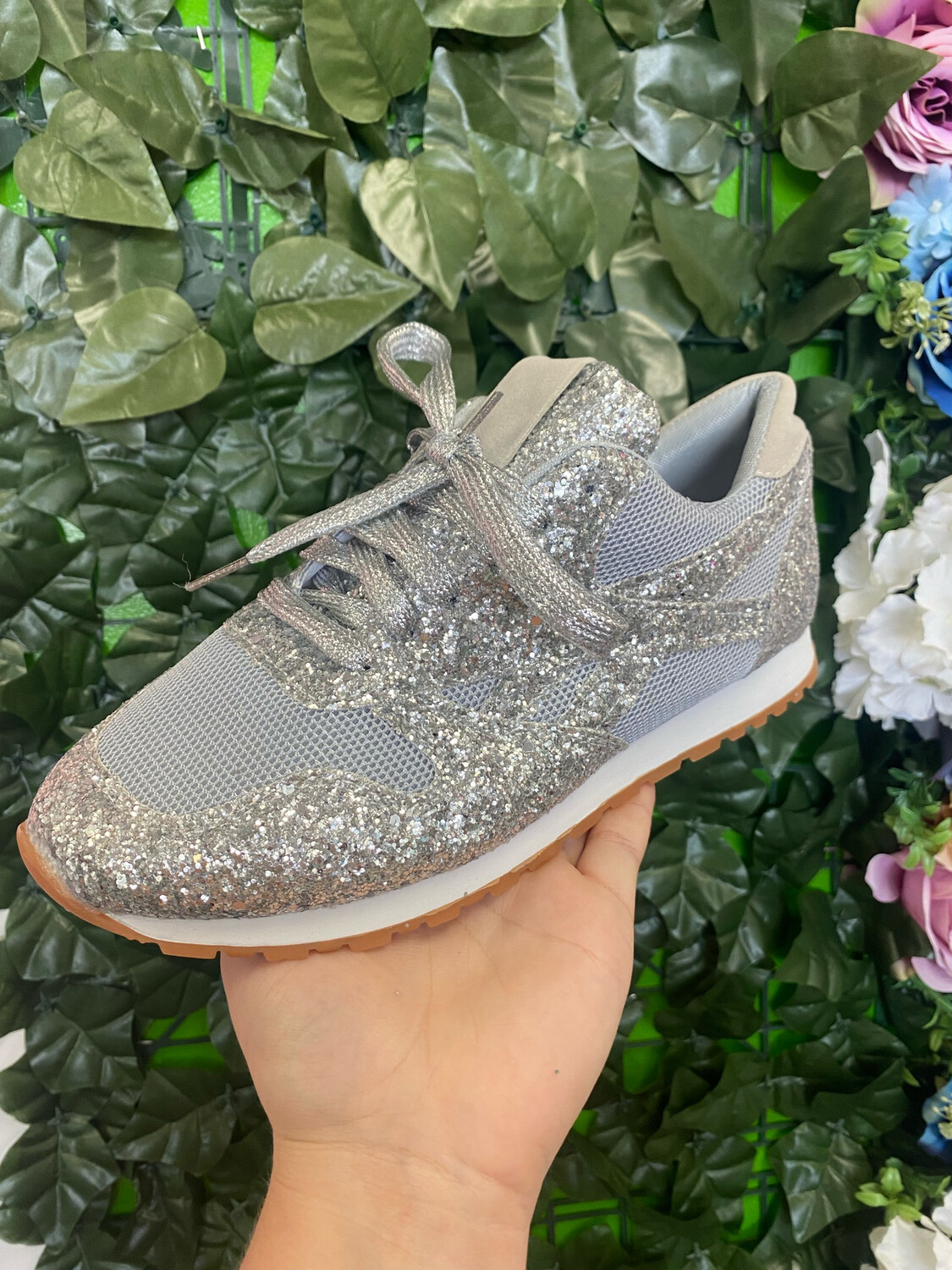 Silver BLING Sneakers*