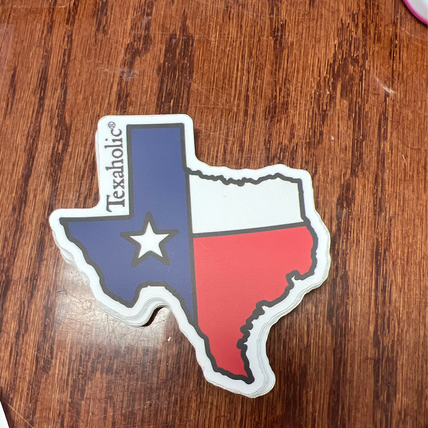 Texaholic Flag Sticker
