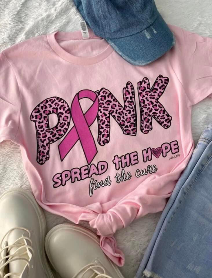Pink Spread the Hope tee*