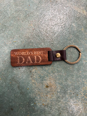 World's Best Dad Keychain 