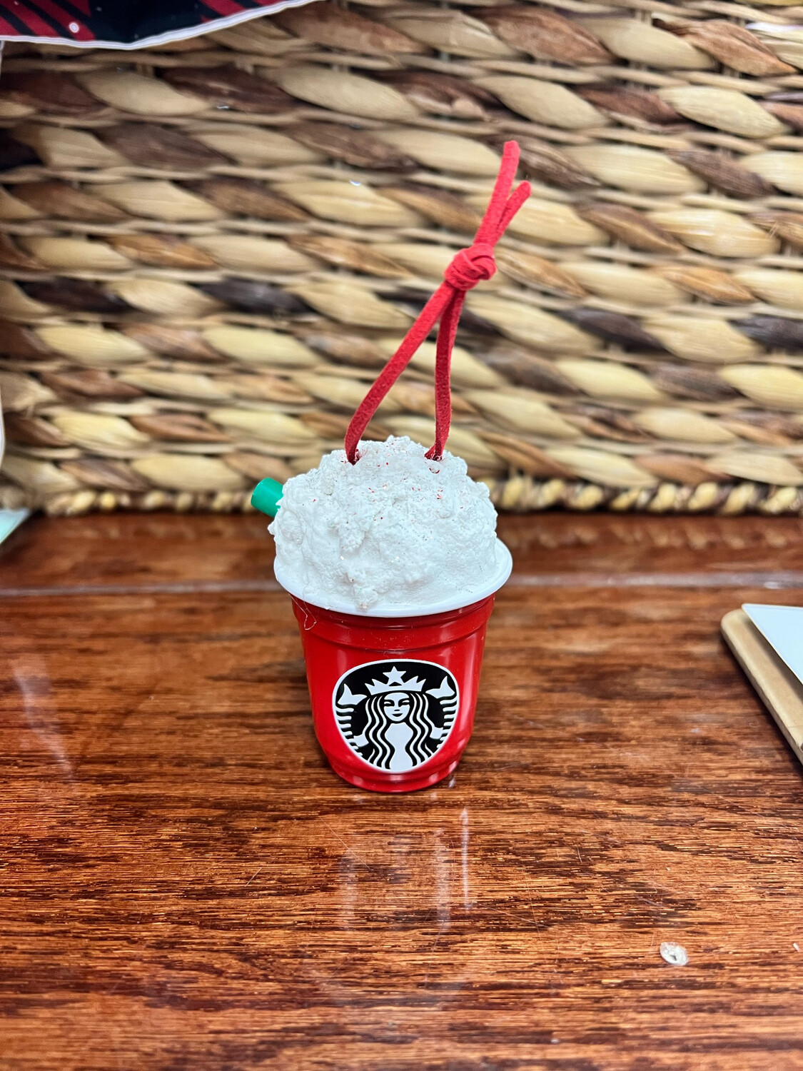 Christmas Frap Ornament starbucks*