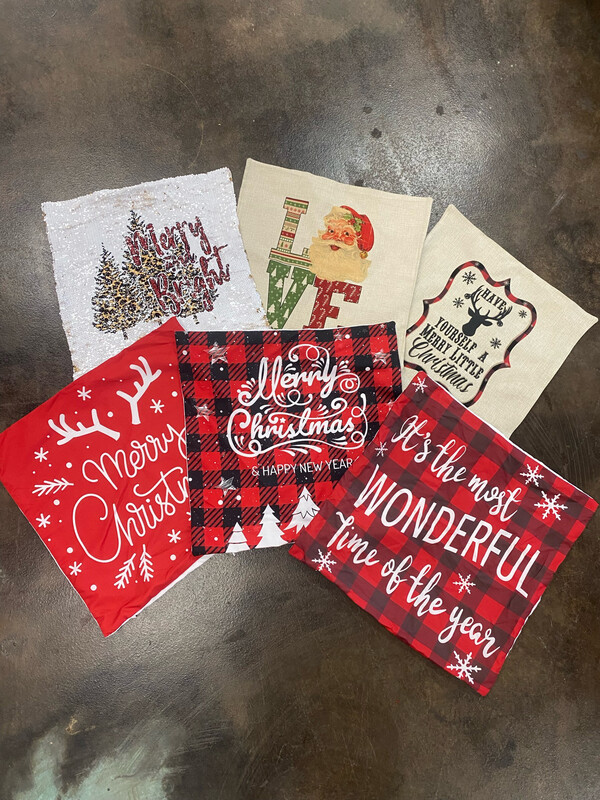 Christmas Pillow Covers!