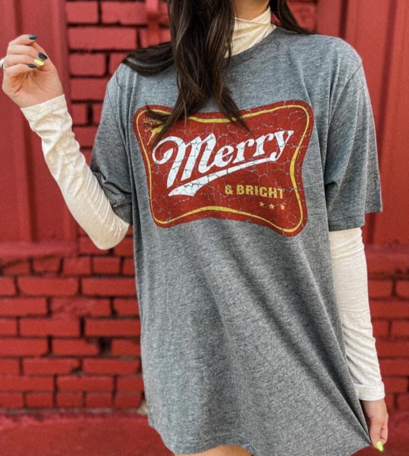 Merry and Bright Tee. 