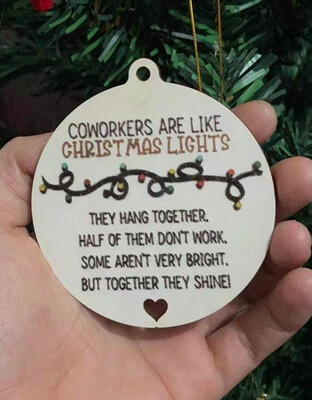Coworker Ornament.