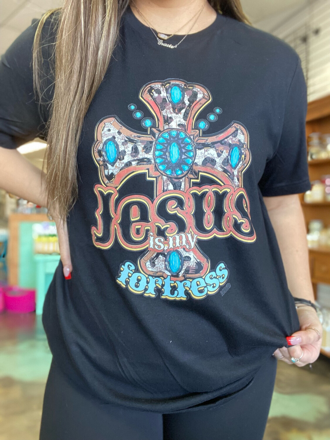 Jesus Is My Fortress Tee*