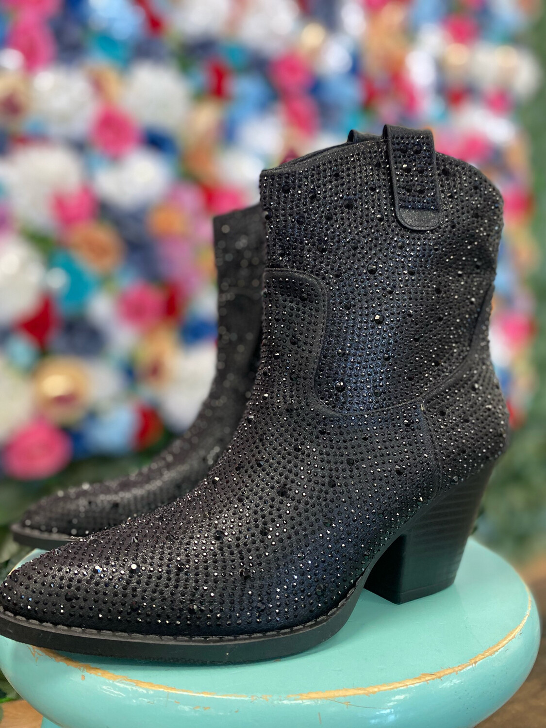 Black Bling Booties*