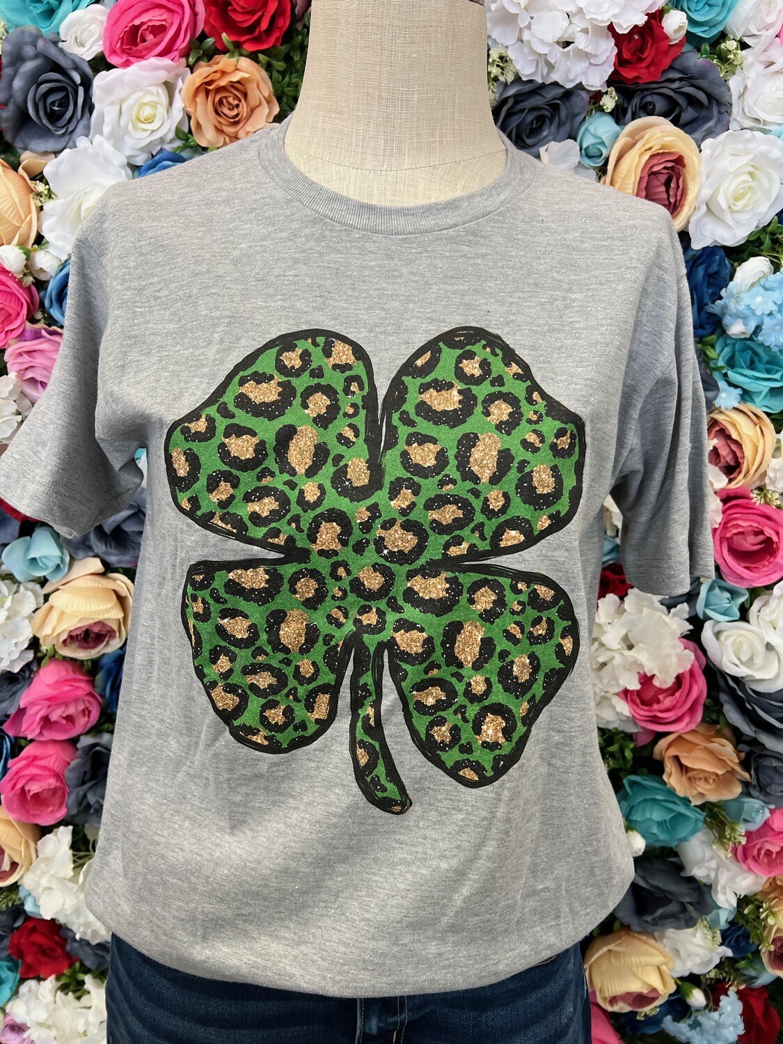 Leopard Clover Tee