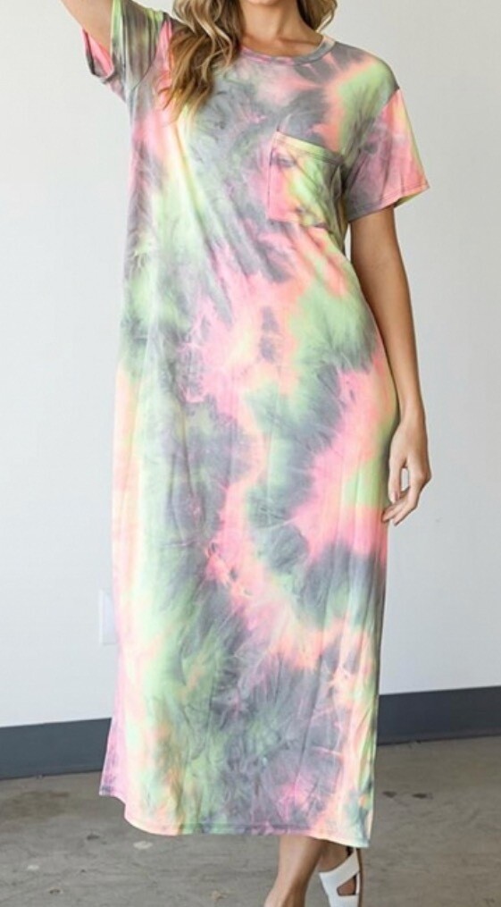 Tie Dye Maxi Dress