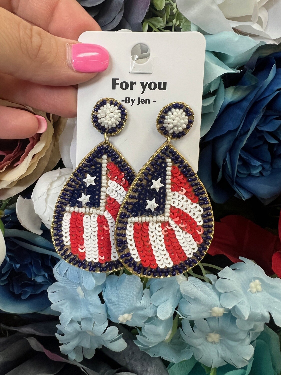 July 4th Earrings