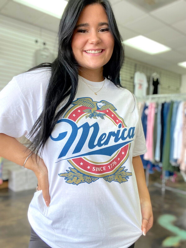 Patriotic Merica Tee