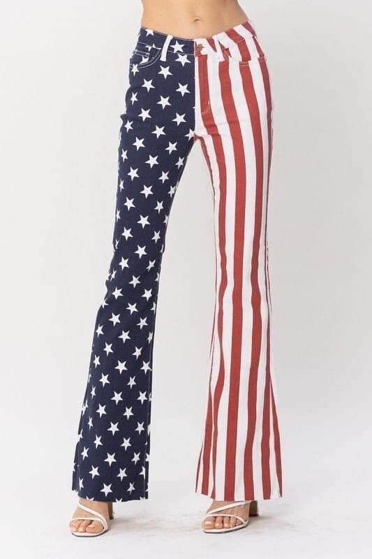 Judy Blue American Flag Flares
