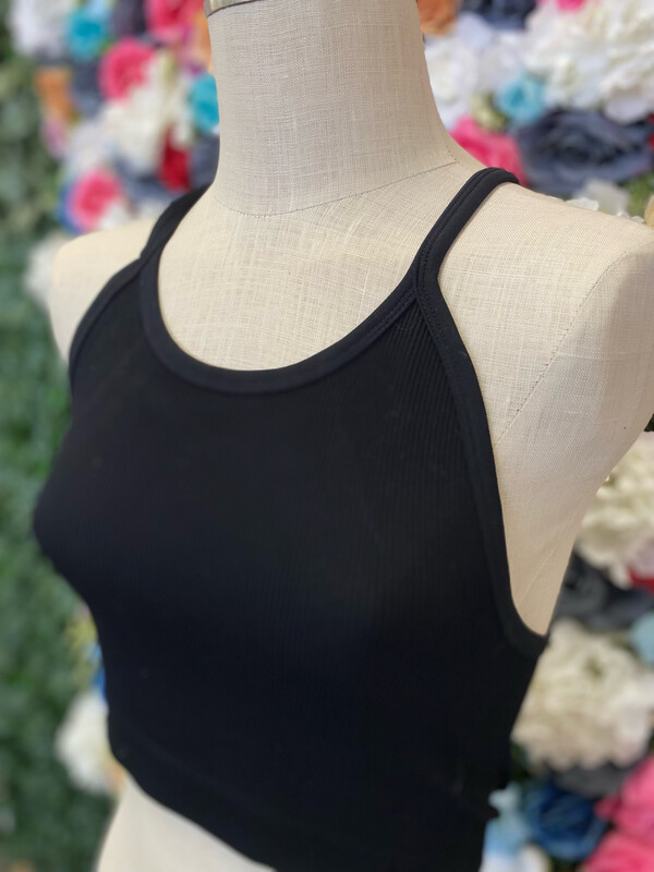 Ribbed Crop Tank