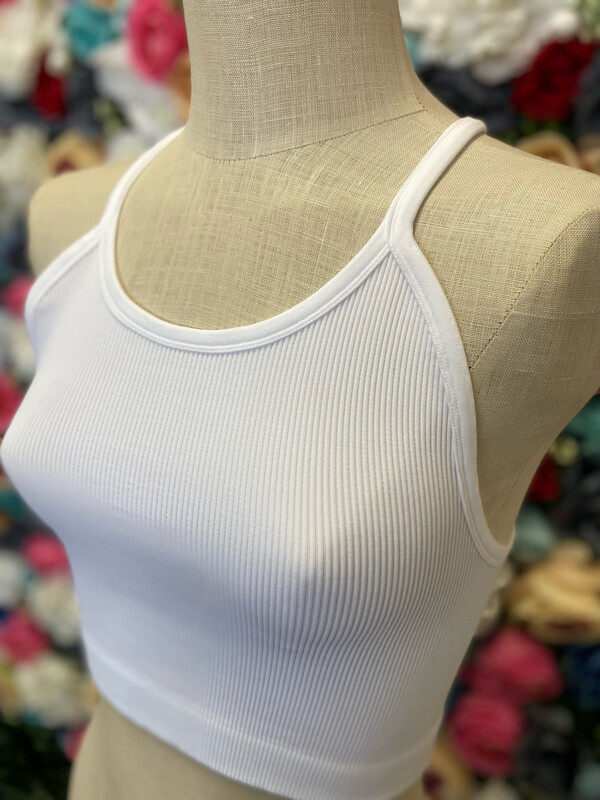 Ribbed Crop Tank