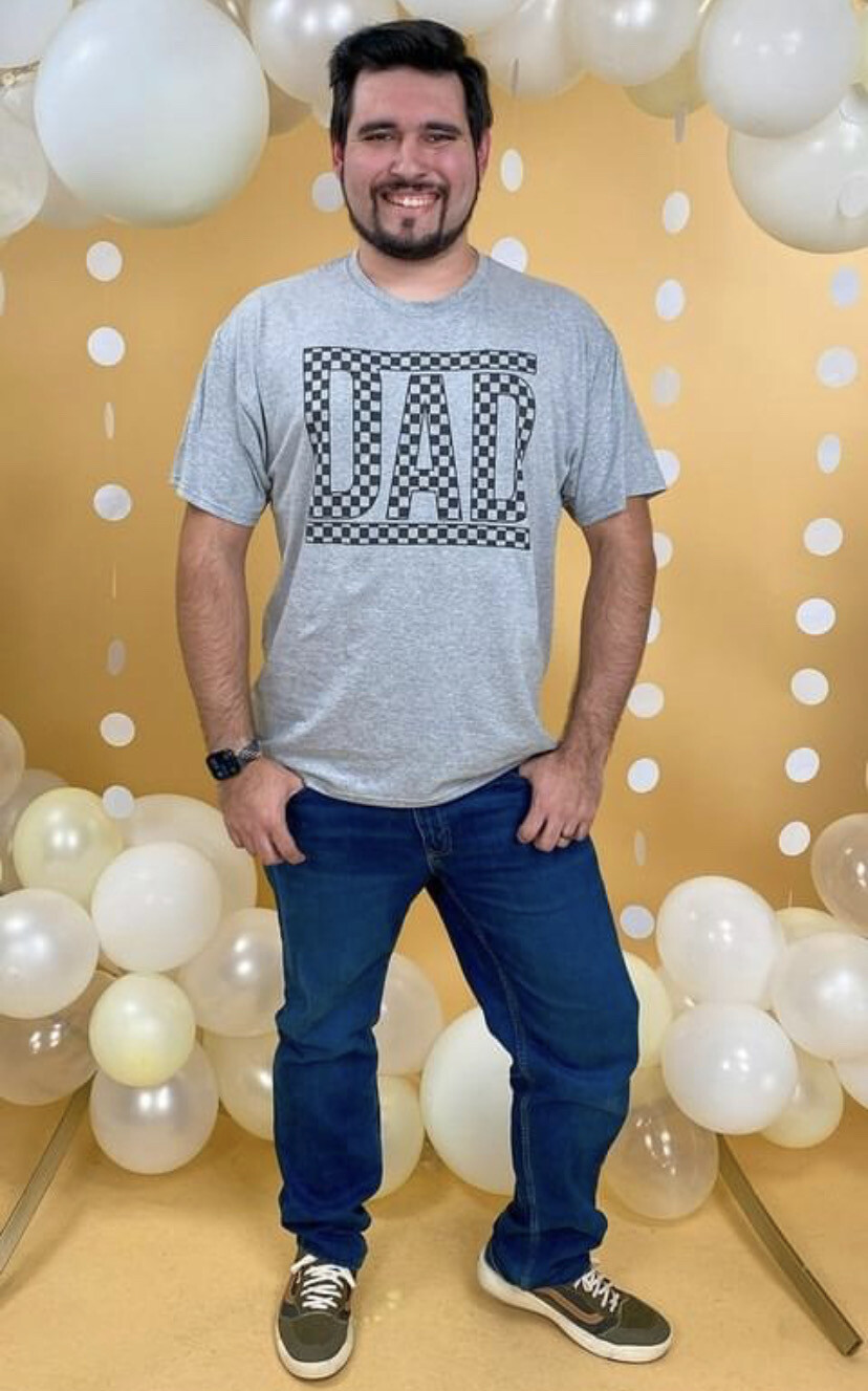 Checkered Dad Tee