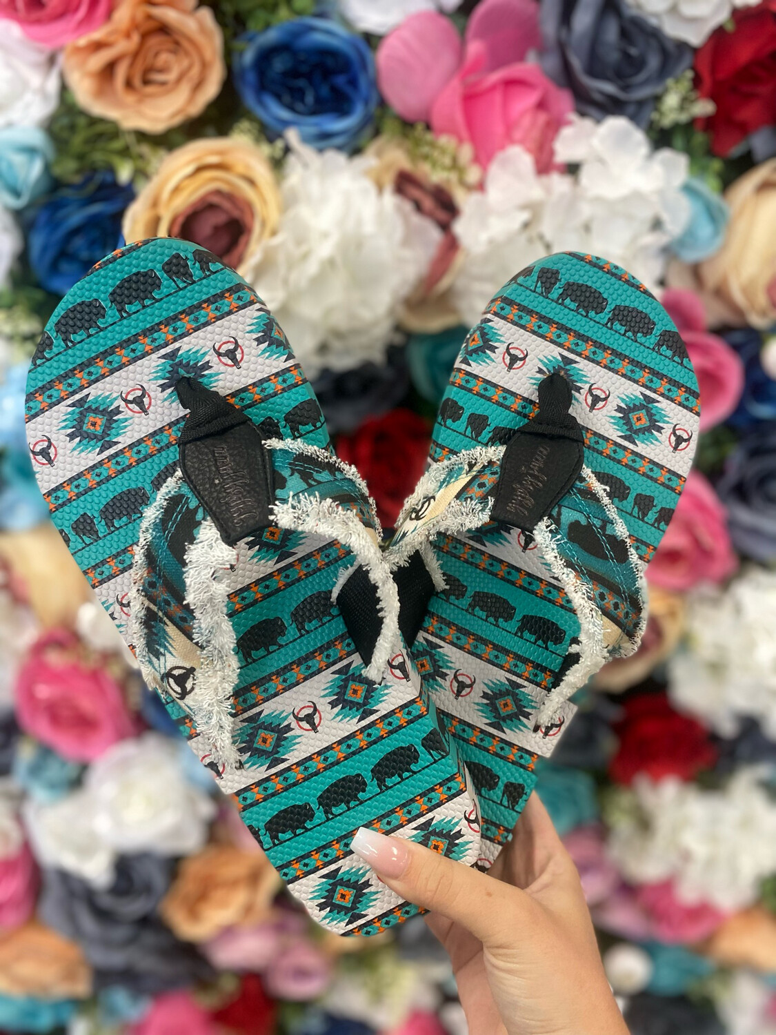 Aztec GJ  Flip Flops*