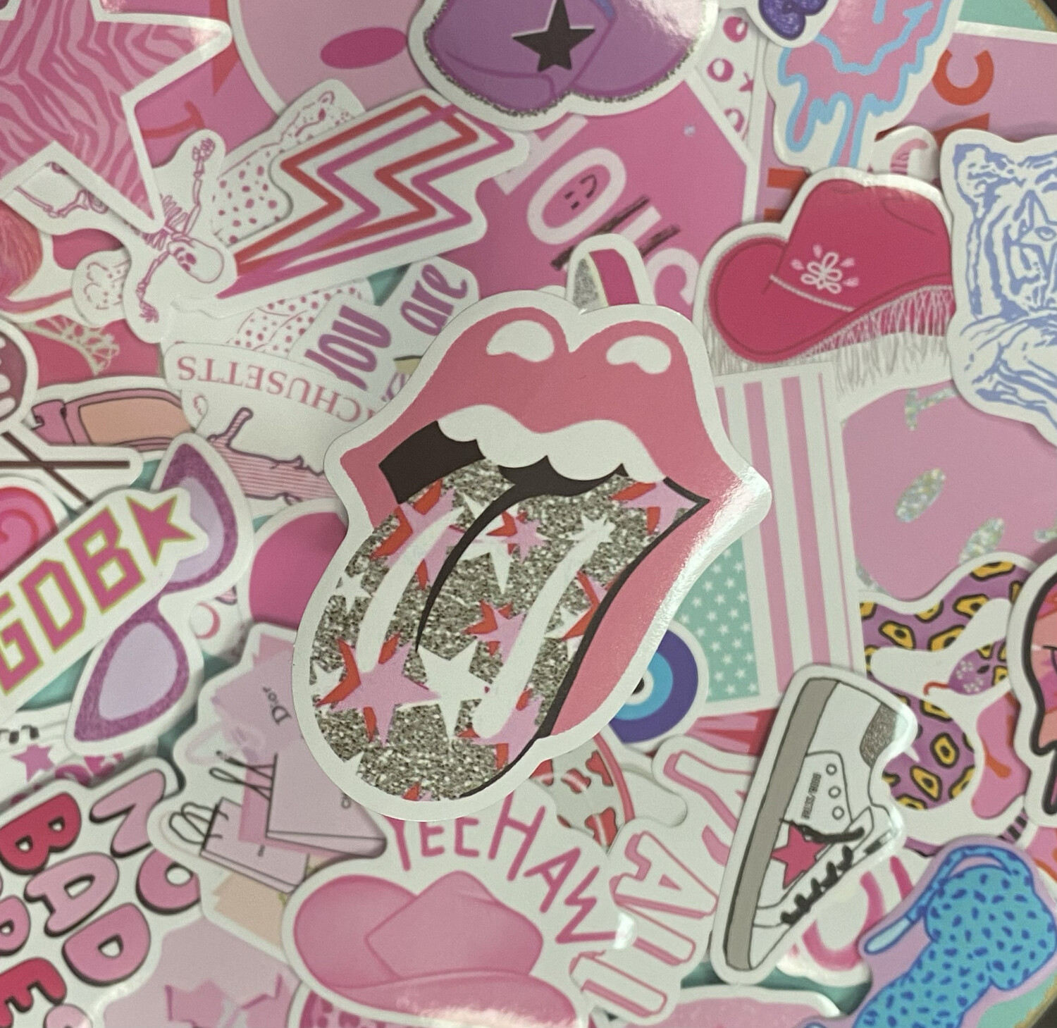 Miscellaneous Pink Stickers