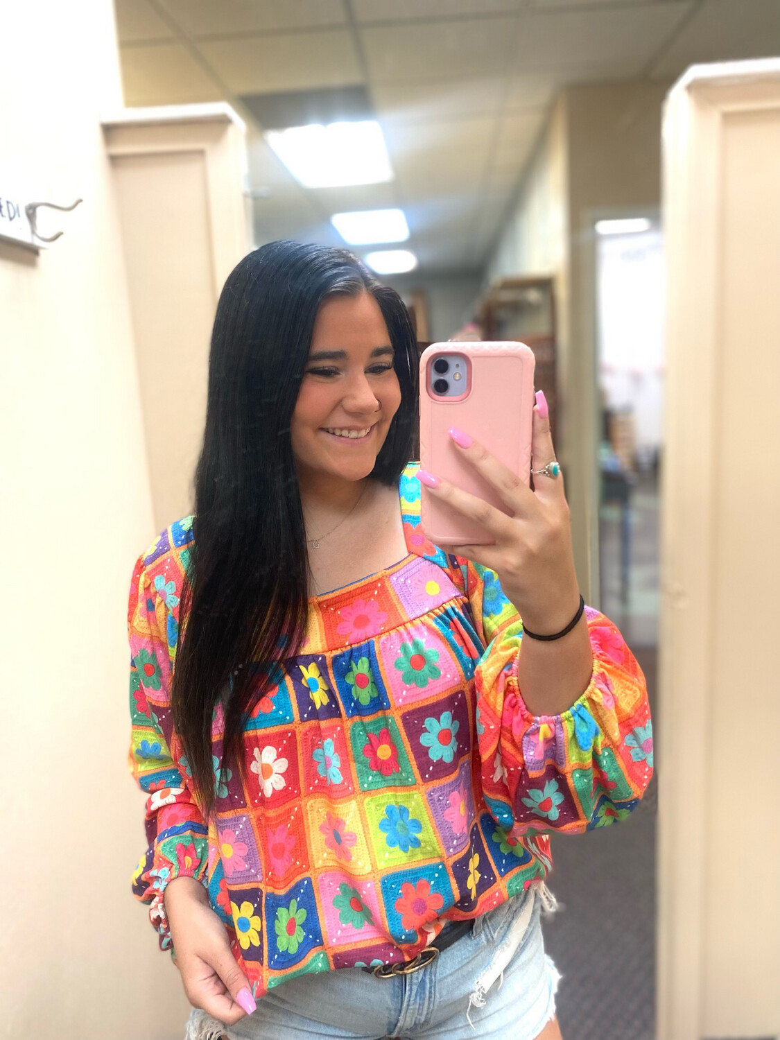 Flower Crochet Top