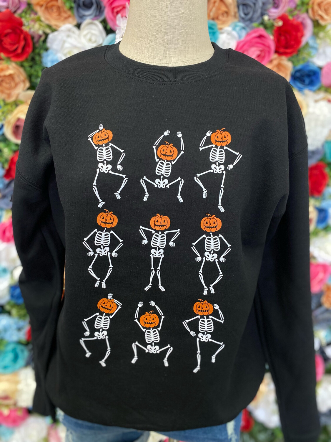 Dancing Skeleton Crewneck