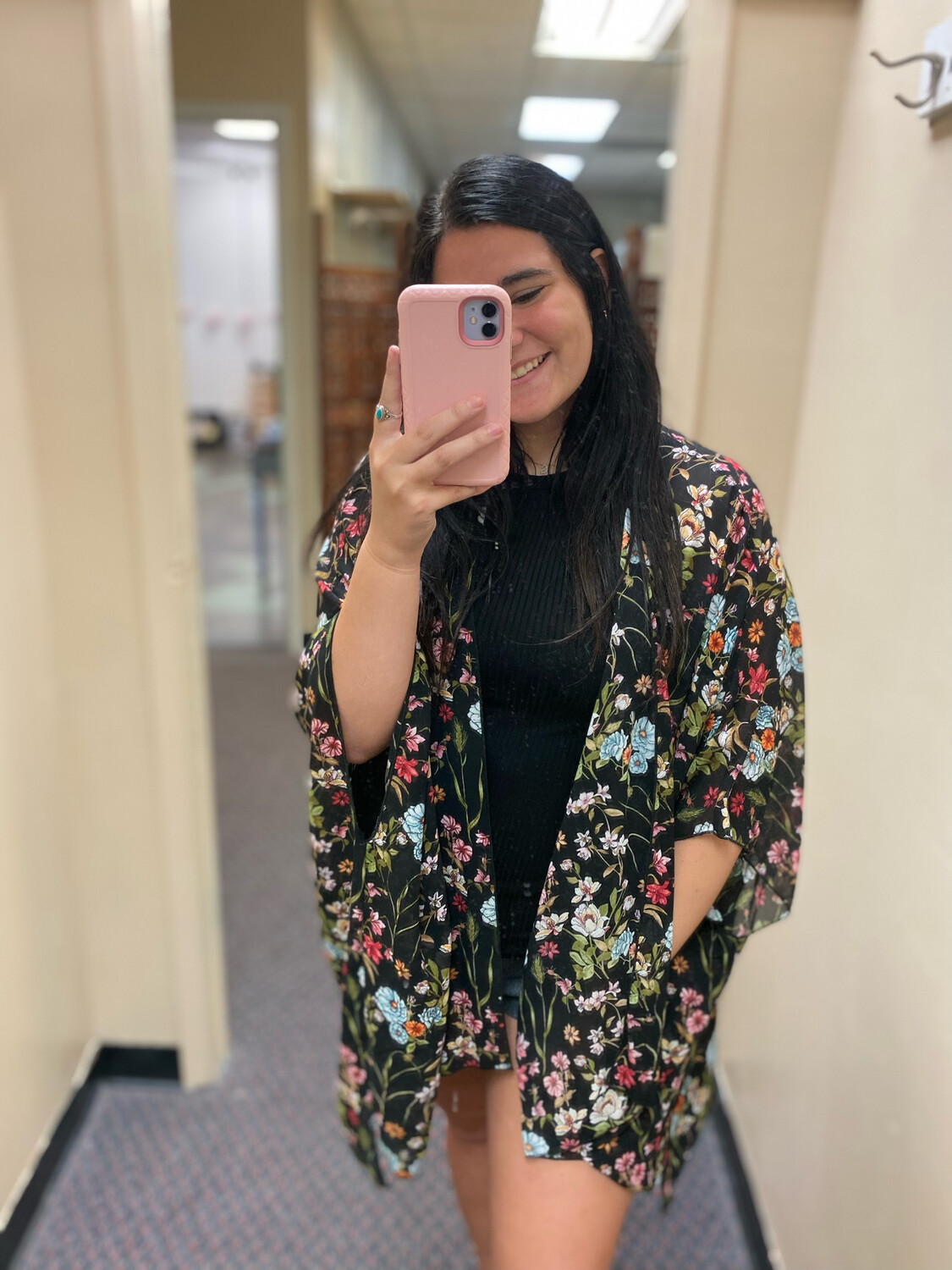 Lightweight Floral Kimono 