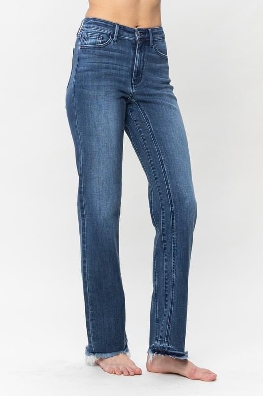 JB Straight leg w/ Frayed cuff