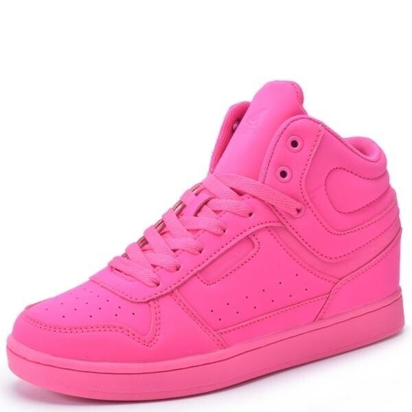 Hot Pink Hi Top Sneaker*