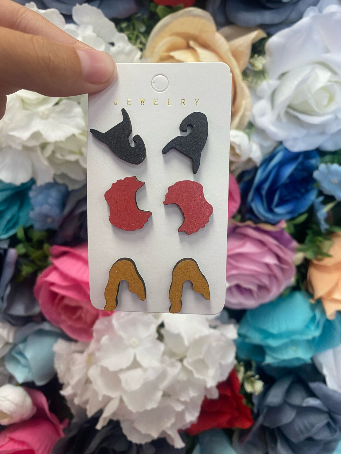 Wooden Sanderson Sister Studs