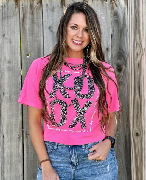 Hot Pink XOXO Tee*