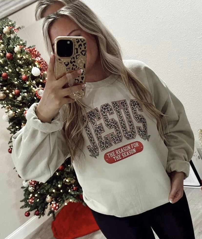 Jesus Is The Reason For The Season Crewneck