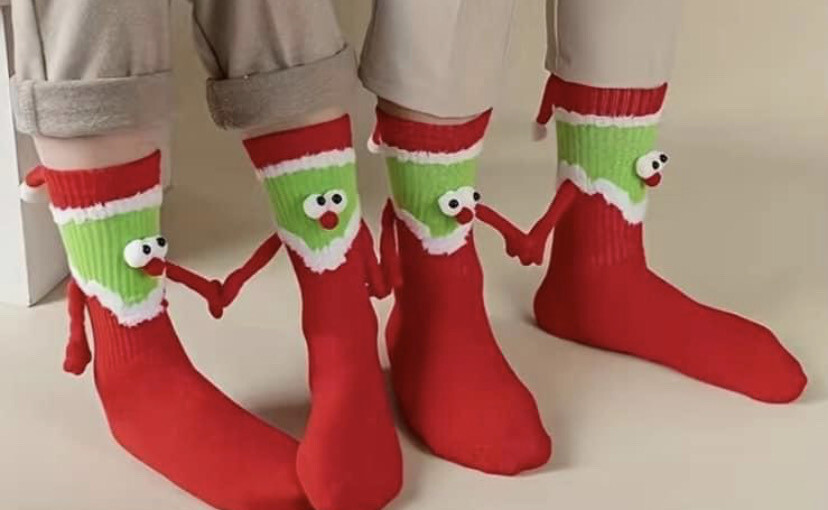 Hand Holding Socks*