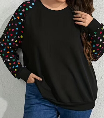Colorful Hearts Top