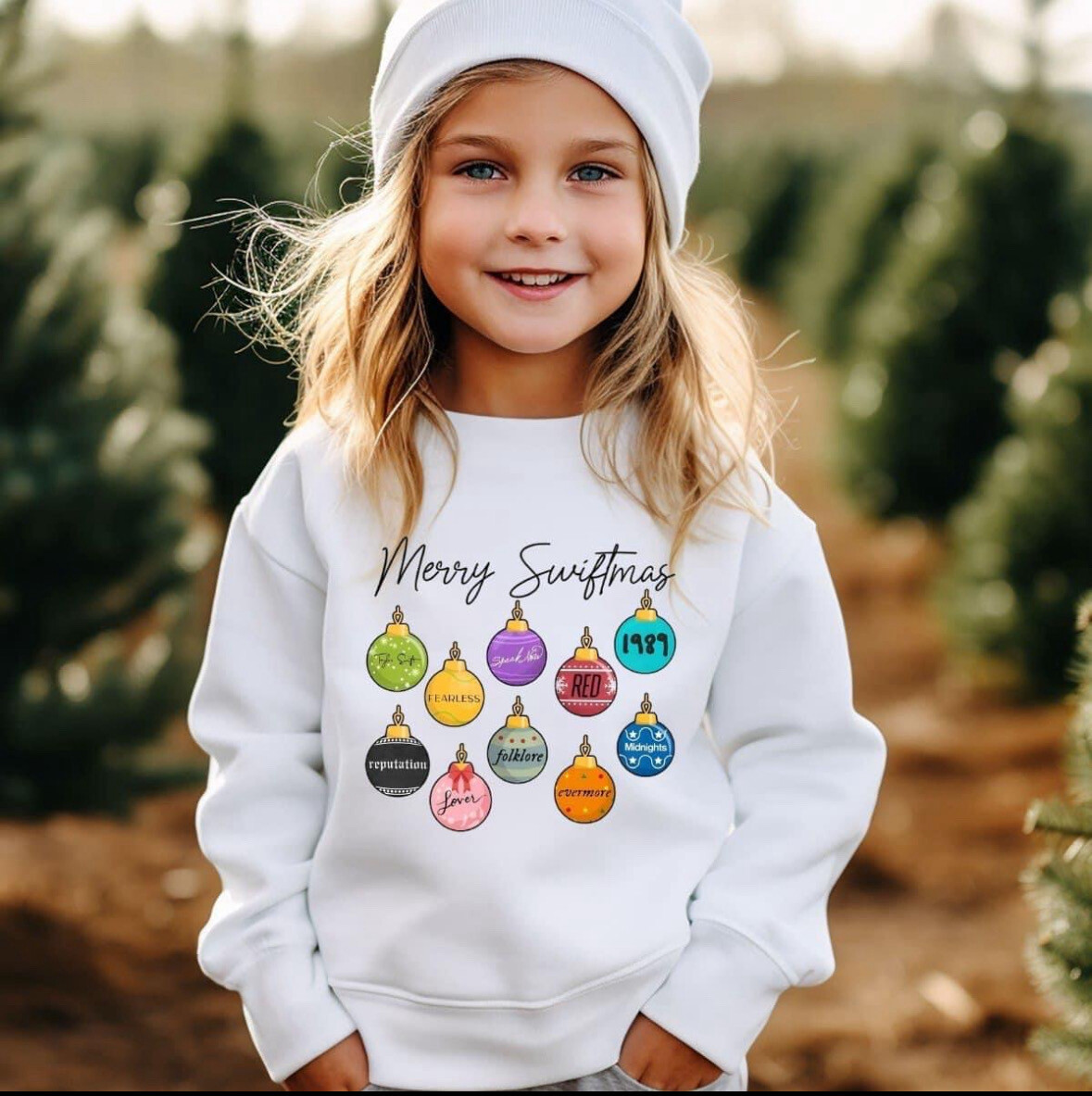 Merry Swiftmas Youth Crewneck