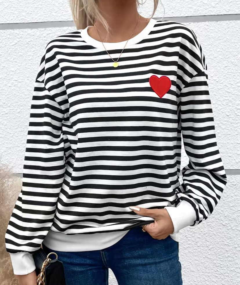 Stripe Valentine shirt*