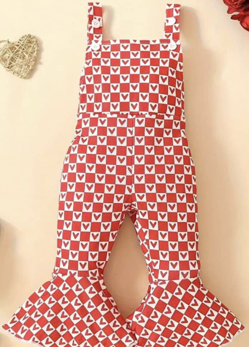 Valentine Princess Overalls*