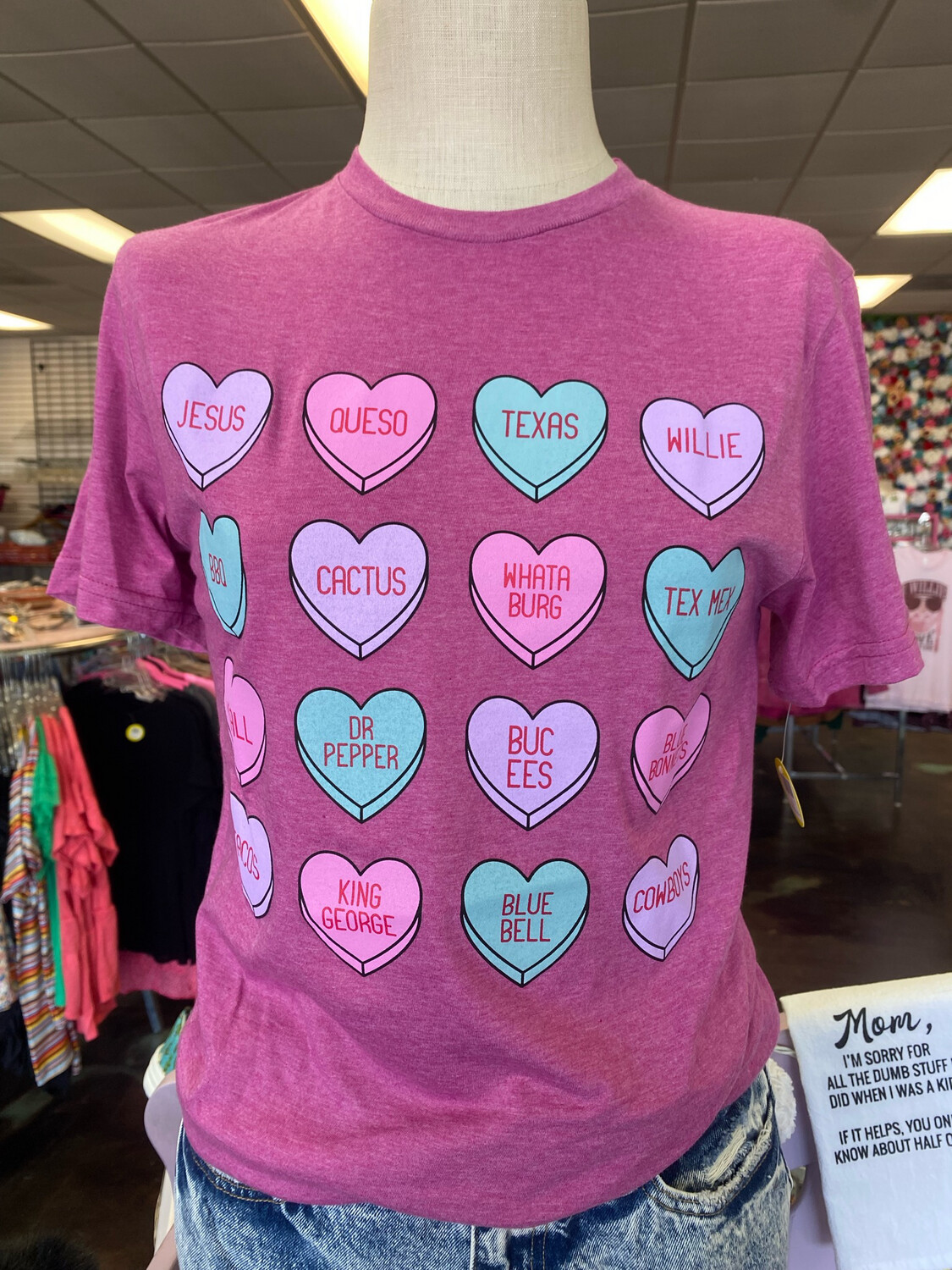TX Essentials Conversation Heart Tee*